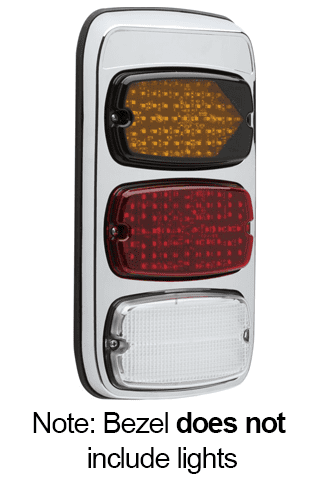 Whelen Chrome Flange, Vertical Rear Light Housing, M6, FCV