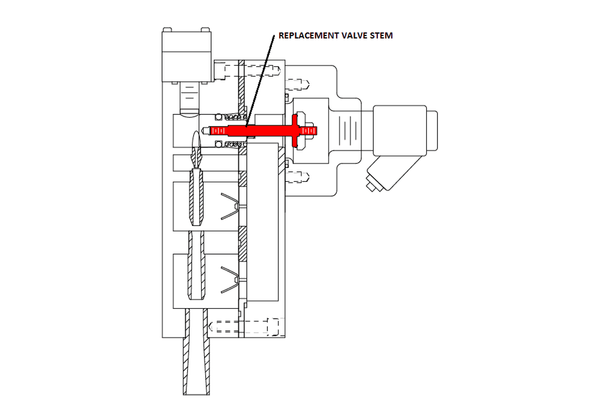 Trident  Air Primer Parts - Valve Stem - 05.002.0
