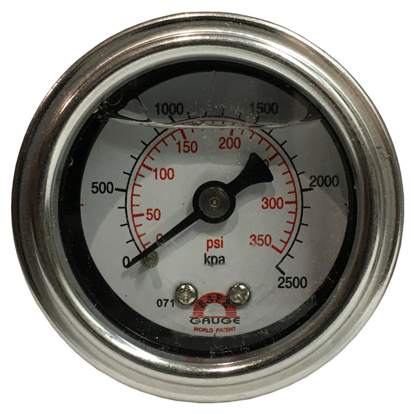Akron Brass Pressure Gauge; 0-2500 KPA/0-350 PSI, 718322