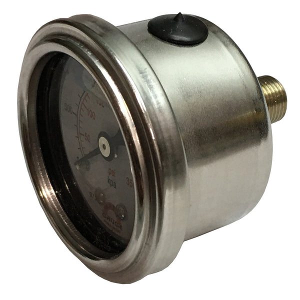 Akron Brass Pressure Gauge; 0-2500 KPA/0-350 PSI, 718322