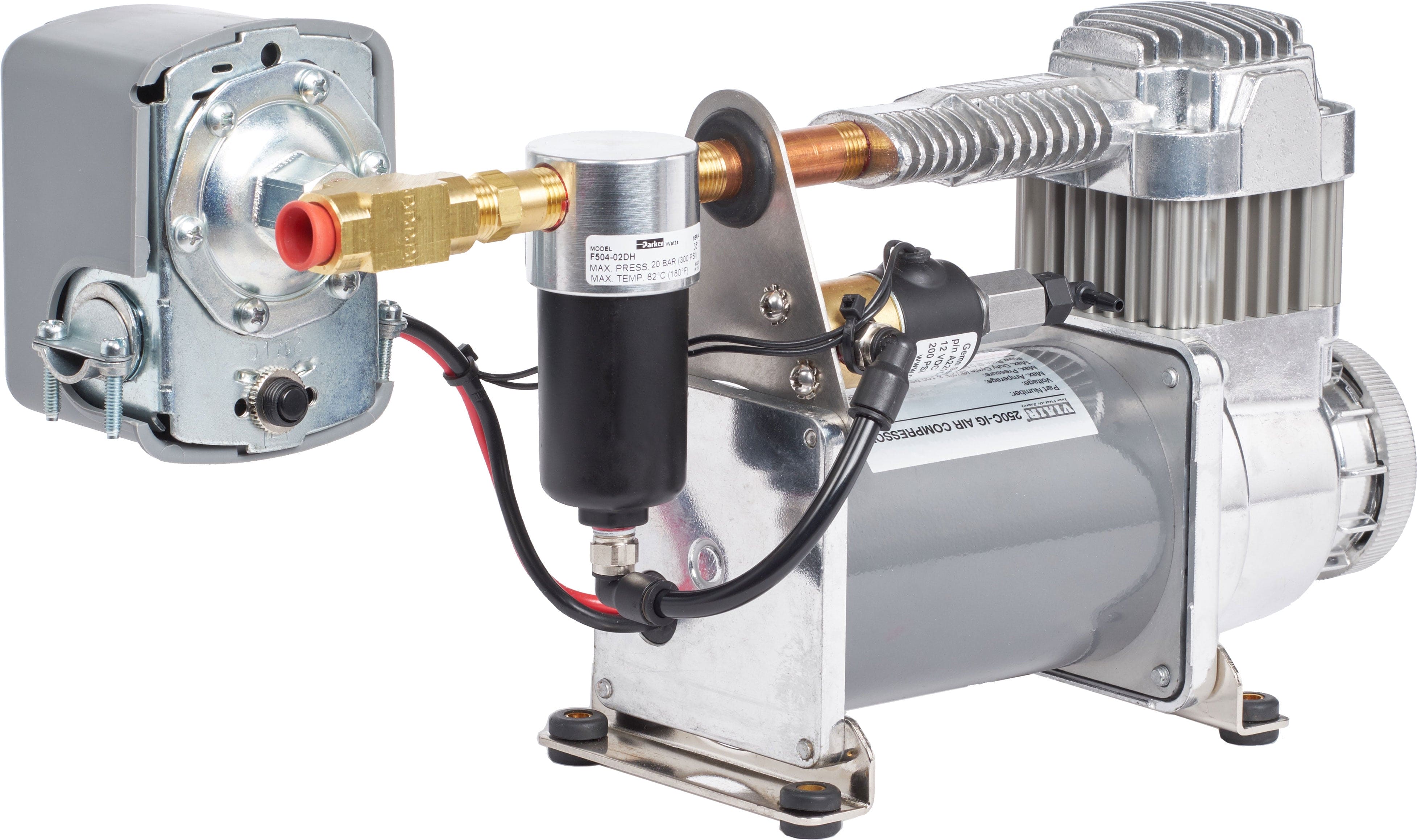 Blue Sea Air Brake Compressor, Horizontal Mount, 12V, 7920