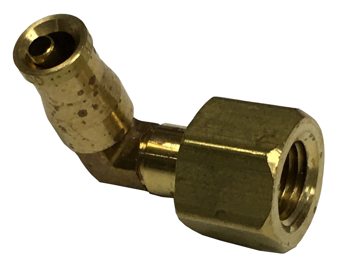 Class 1 Gauge Fitting; Elbow, Swivel, 90 Deg., 1/4" FPT x 1/4 POH, 102718