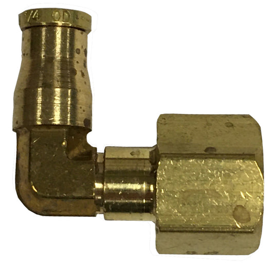 Class 1 Gauge Fitting; Elbow, Swivel, 90 Deg., 1/4" FPT x 1/4 POH, 102718