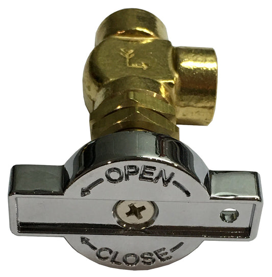 Class 1 Petcock Valve; 1/4" FPT, Brass