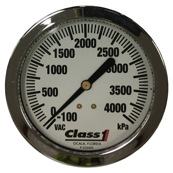 Class 1 Pressure Gauge; 3 1/2