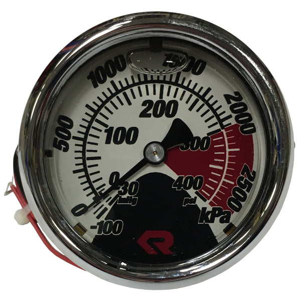 Innovative Controls Nite-Glo Backlit Pressure Gauge; 2.5