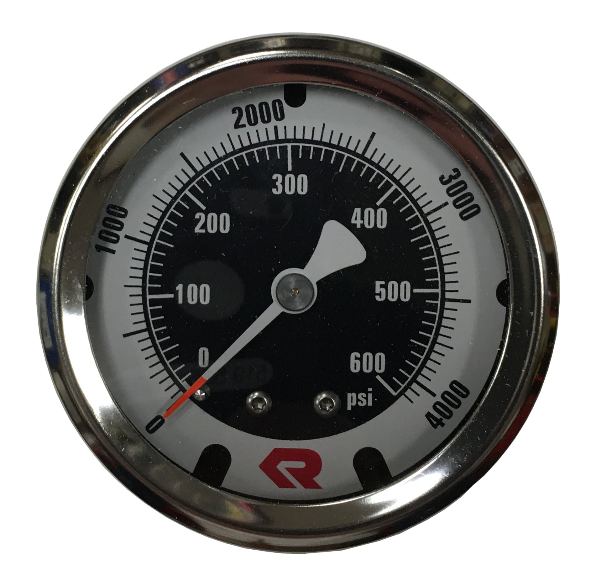 Innovative Controls Pressure Gauge; 2.5", 0-600 psi/kPa, Rosenbauer Logo