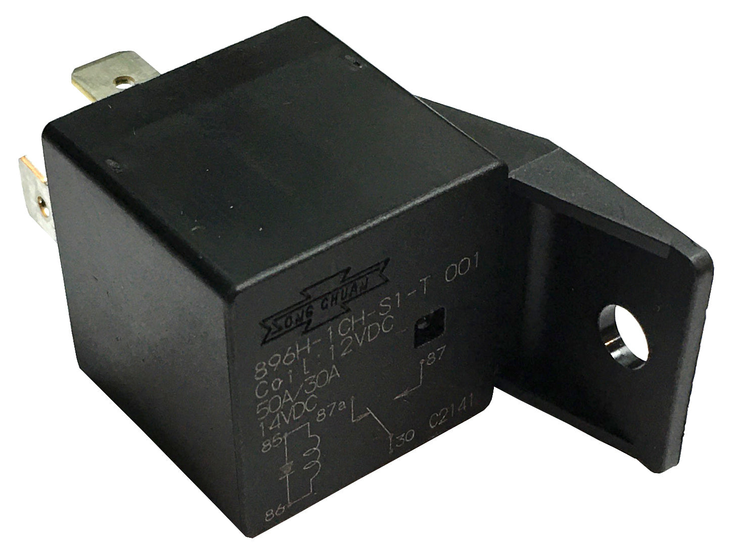 Song Chuan Automotive Window Relay; 50A, 896H-1CH-S1-T-001-12VDC