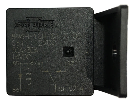 Song Chuan Automotive Window Relay; 50A, 896H-1CH-S1-T-001-12VDC