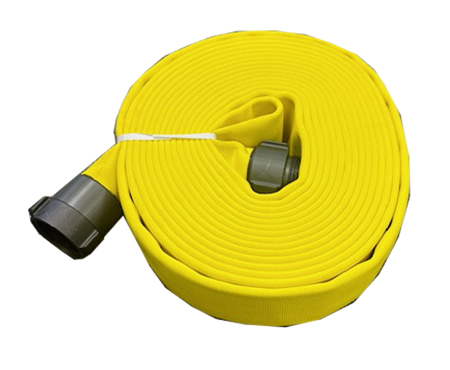 North American Fire Hose, Poly Tuff 800, Ultra Shield Coated, 2.5" CSA x 50ft, Yellow, CSA Threads, PT25X50YEN