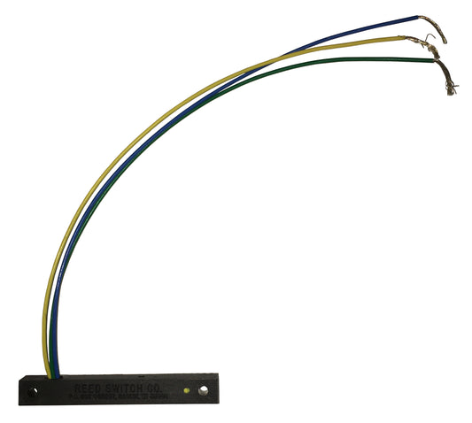 Reed Switch Developments Corp. Magnetic Door Switch; Three Wires, 12V, 8" Wire
