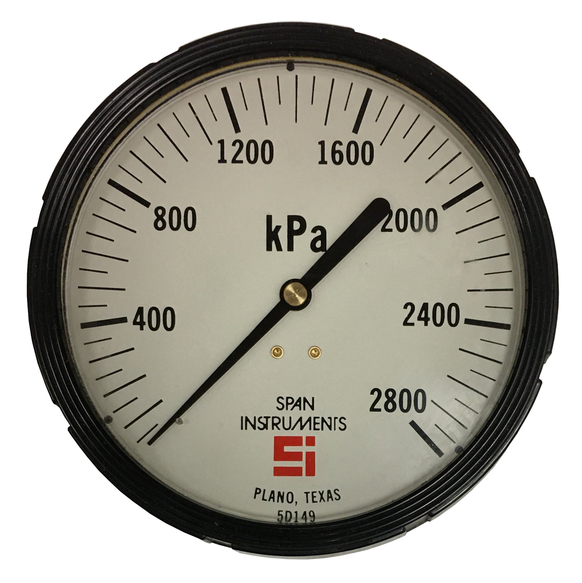 Span Instruments Pressure Gauge; 4 1/2", 0-2800 kPa
