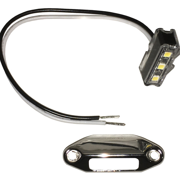 TecNiq D03 Linear Area/Accent Light; 45 Degree with Stainless Case, White LED