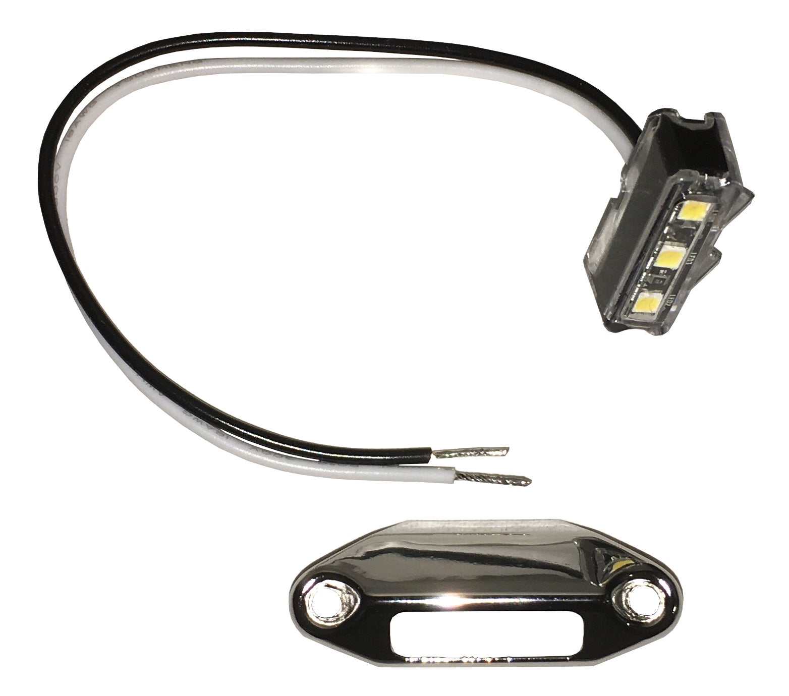 TecNiq D03 Linear Area/Accent Light; 45 Degree with Stainless Case, White LED