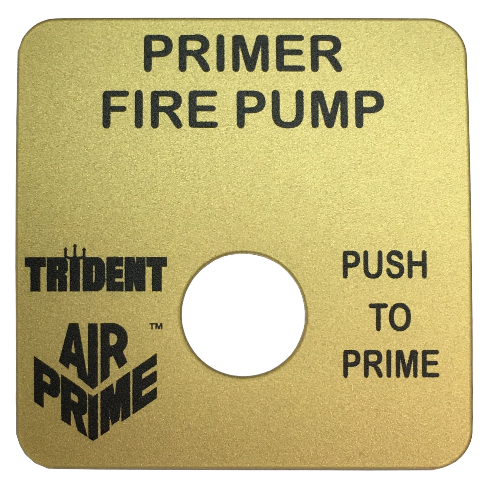 Trident AirPrime Push Button Label – ResQstore