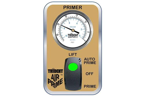 Trident  Air Primer Parts - Rocker Switch 12-Volt, Label, Mounting Plate, Lift Gauge Assembly - 27.003.7