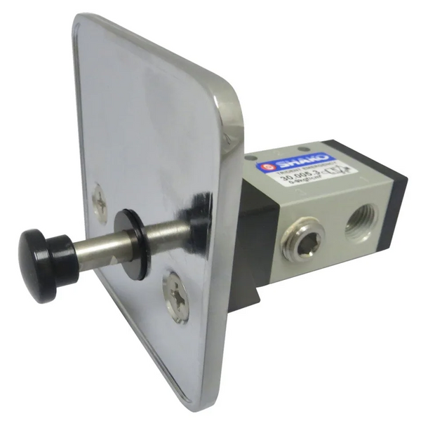 Trident  Air Primer Parts - Multi-Location Push-Button w/ Mounting Plate and Label - 27.003.9