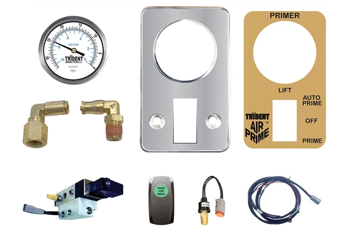 Trident  Air Primer Conversion Kit - Manual AirPrime System, Converting to Auto with Lift Gauge - 27.005.6