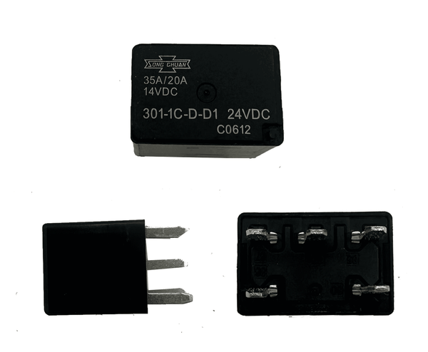 Song Chuan Relay, 301-1C-D-D1 -24VDC, 35A/20A, 14 VDC