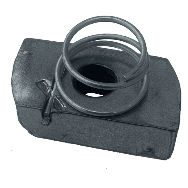 UNISTRUT Channel Nut with Spring, 1/4