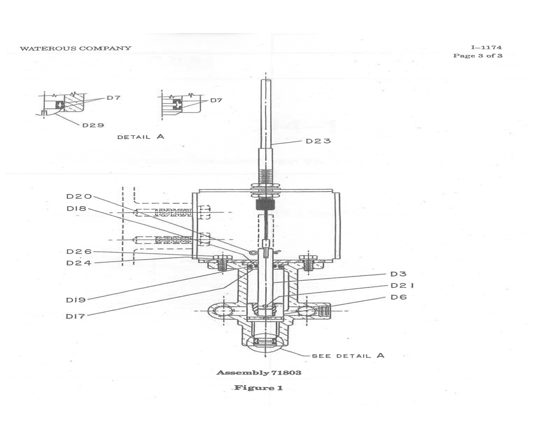 Waterous, Drain Valve Repair Kit, 514-1