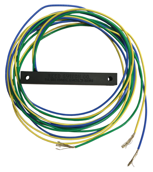 Reed Switch Developments Corp. Magnetic Door Switch; Three Wires, 12V, 48" Wire