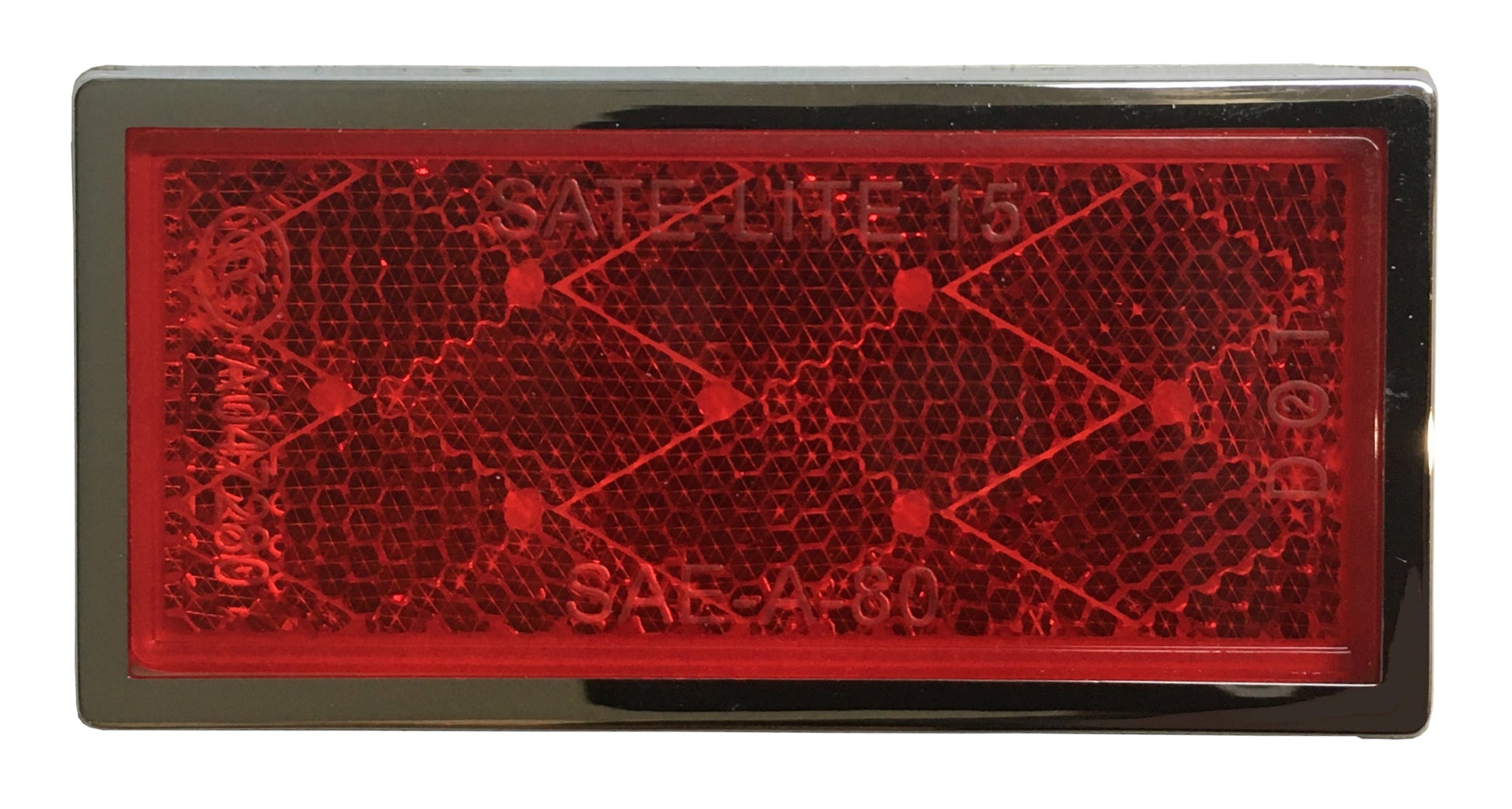 Truck-Lite/Signal-Stat Rectangular Reflector; Red