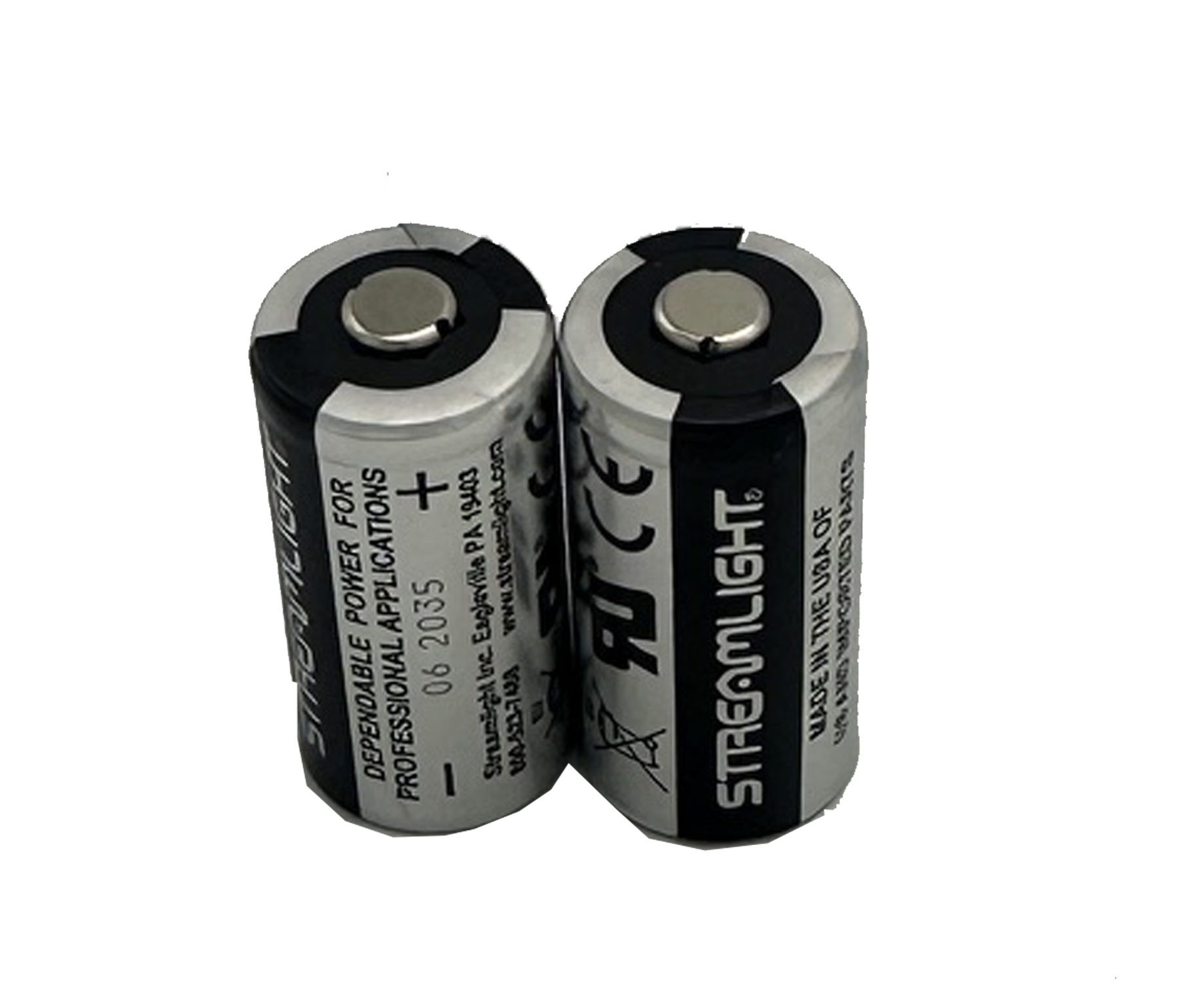 Streamlight, CR123A, 3V Lithium Battery, Individual and Packs (85175, 85180, 85177)