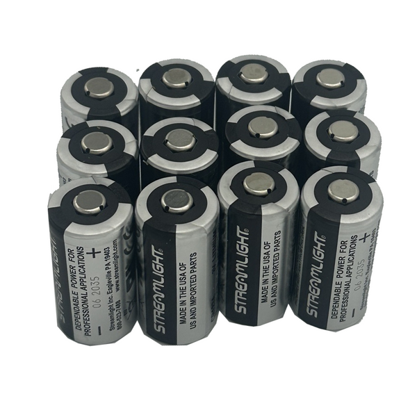Streamlight, CR123A, 3V Lithium Battery, Individual and Packs (85175, 85180, 85177)
