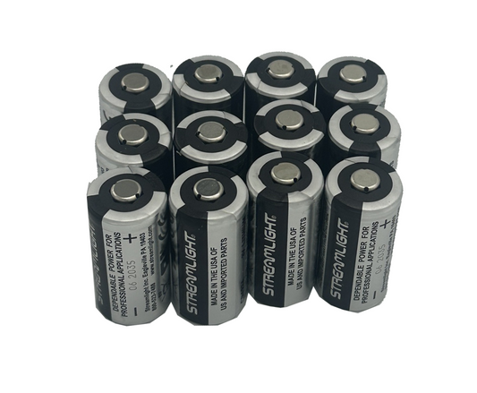 Streamlight, CR123A, 3V Lithium Battery, Individual and Packs (85175, 85180, 85177)