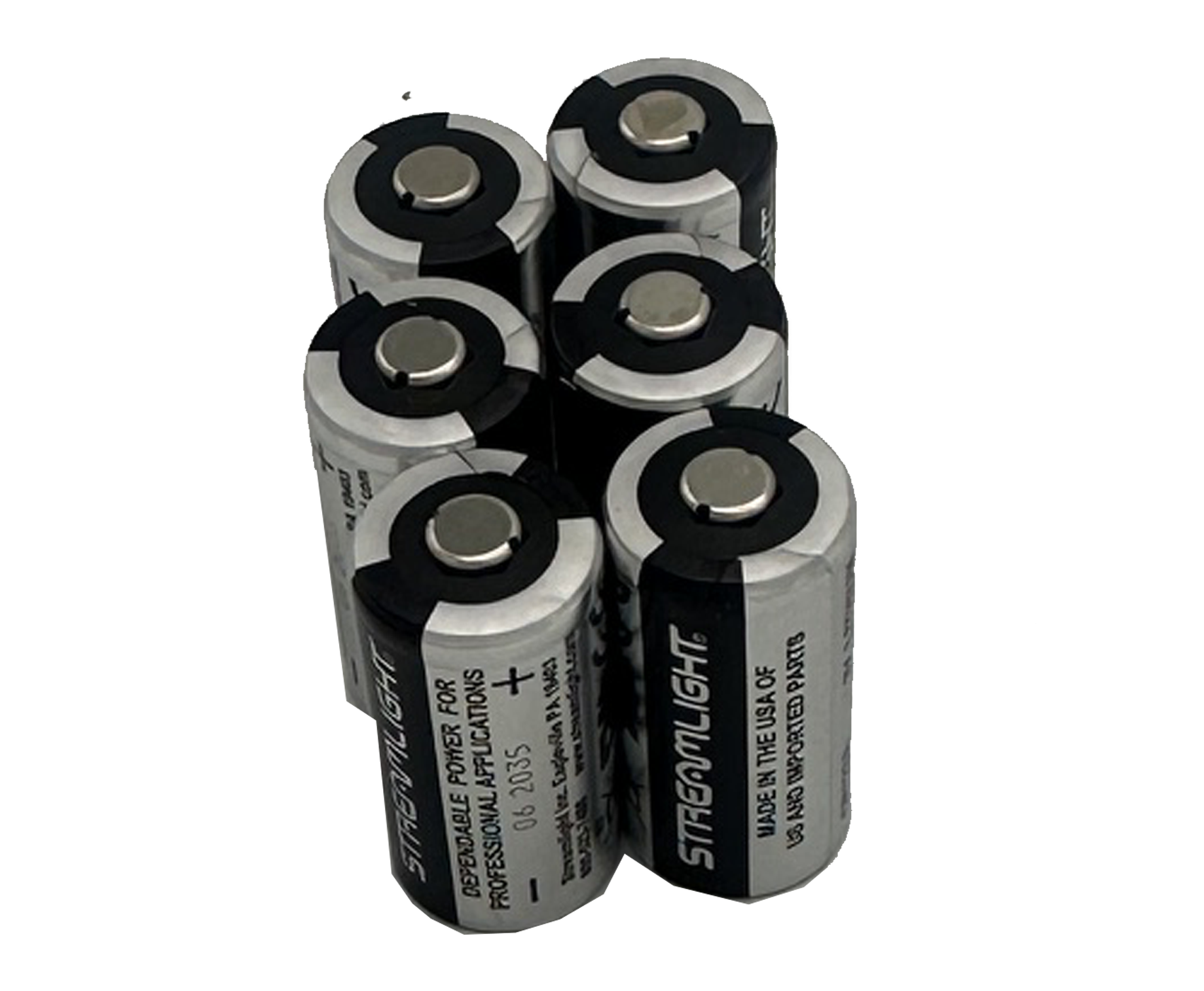 Streamlight, CR123A, 3V Lithium Battery, Individual and Packs (85175, 85180, 85177)