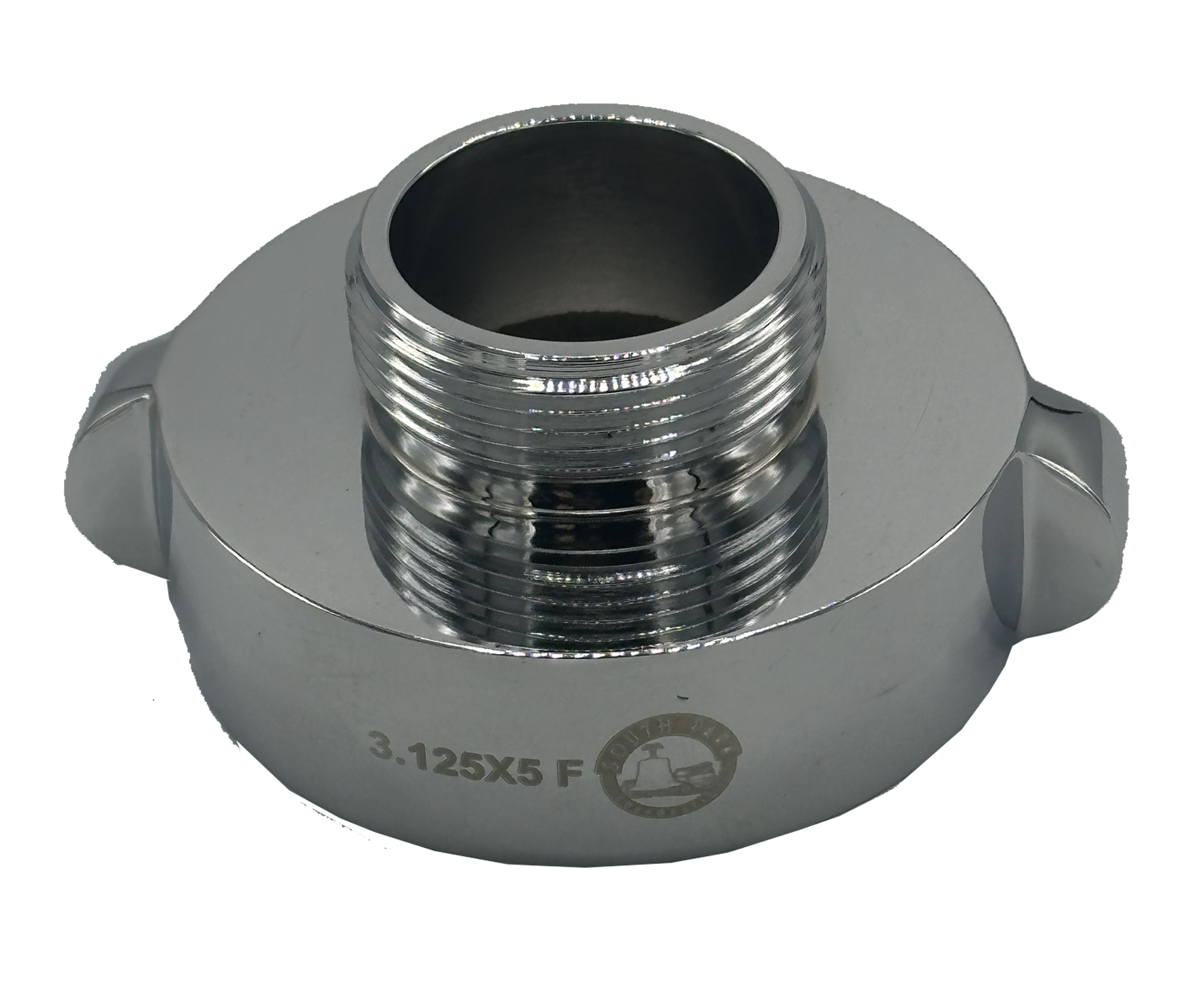 A37, 2.5" F x 1.5" NPSH M, RL, Brass, Chrome Plated, A3720MC