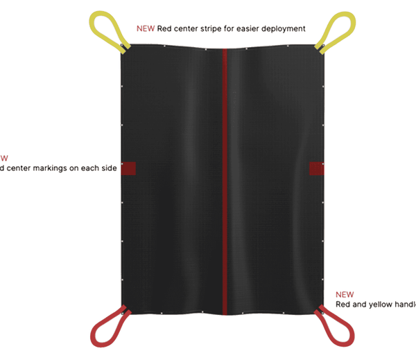 Bridgehill Single Use Car Fire Blanket, Standard Size, 101252