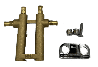 Hale/Class 1 Test Taps 121384 - Pressure/Vacuum, Panel Mount