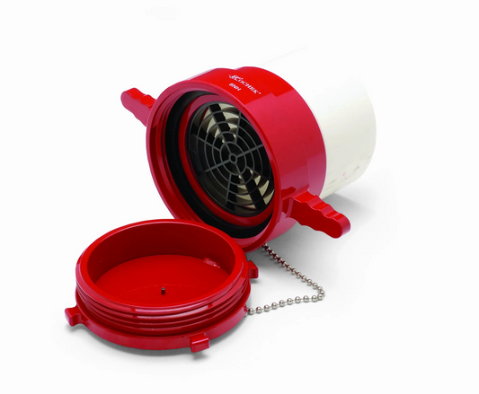 DHF 6" Straight PVC Female Dry Hydrant Adapter With Plug