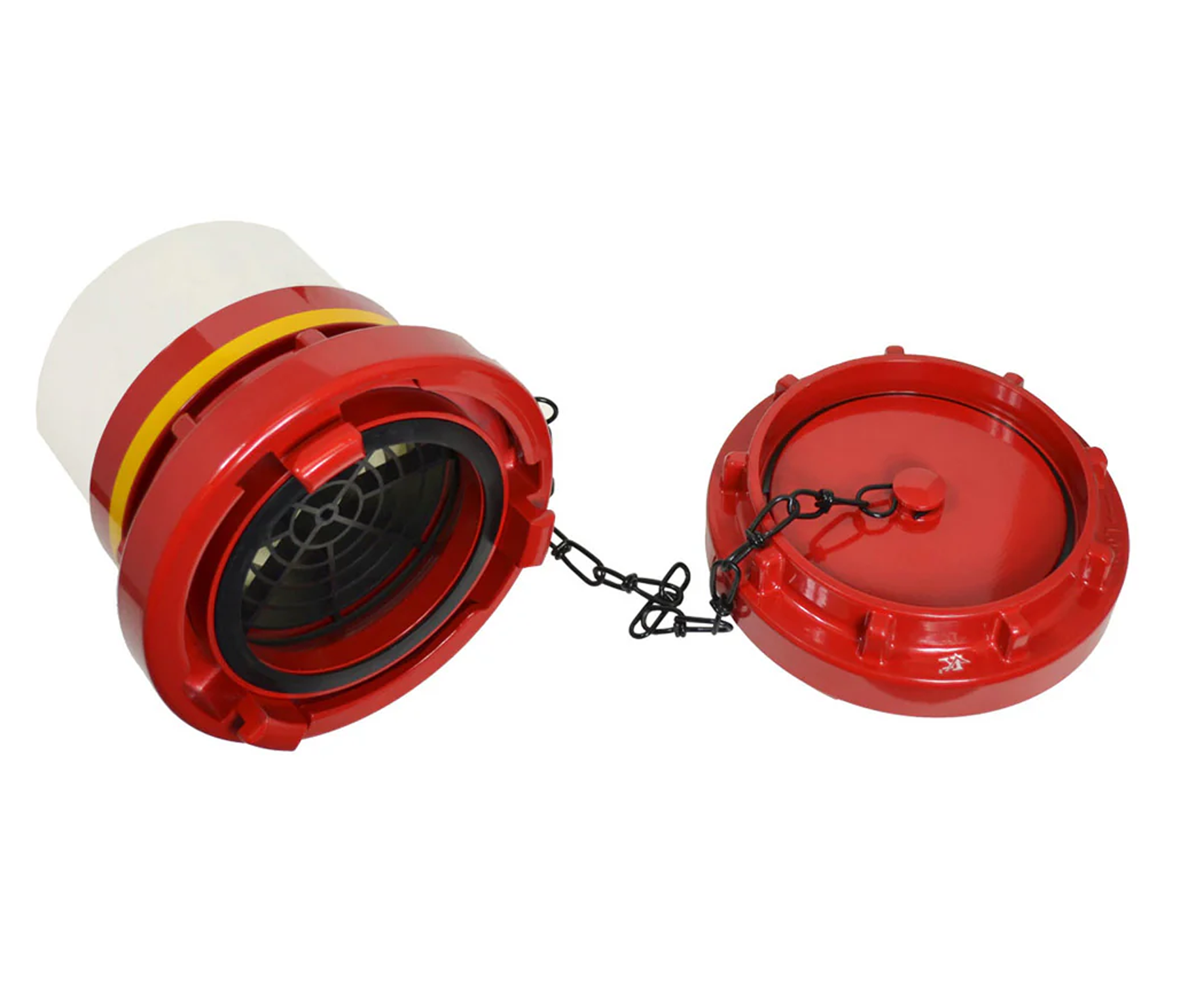 DHS 6" Straight PVC Storz Dry Hydrant Adapter With Cap