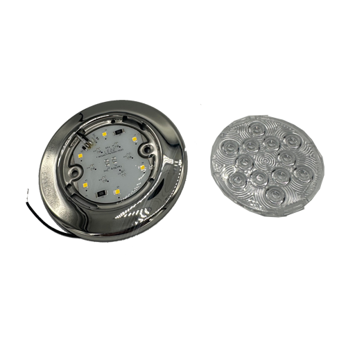 Silho-X Area Light, E06, White Light with SS Trim Ring