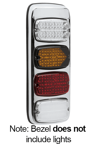 Whelen Chrome Flange, Vertical Rear Light Housing, M6, FCV