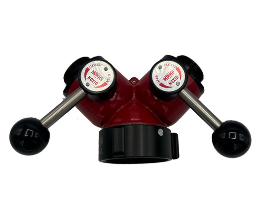 Dixon/Northline  FMBV - Aluminum 2-Way Ball Valve Female Swivel Inlet - 2.5" F x (2) 1.5" M