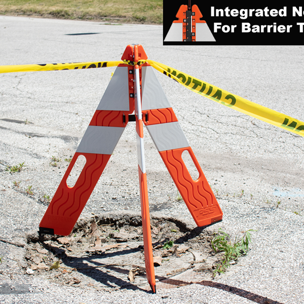 FirstGard™ Folding Cone, Bag of Five (5), High Intensity Sheeting, FC-3P28O-C11