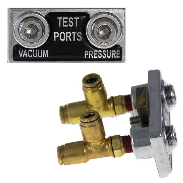 Trident Test Taps 14.003 - Pressure/Vacuum, Panel Mount