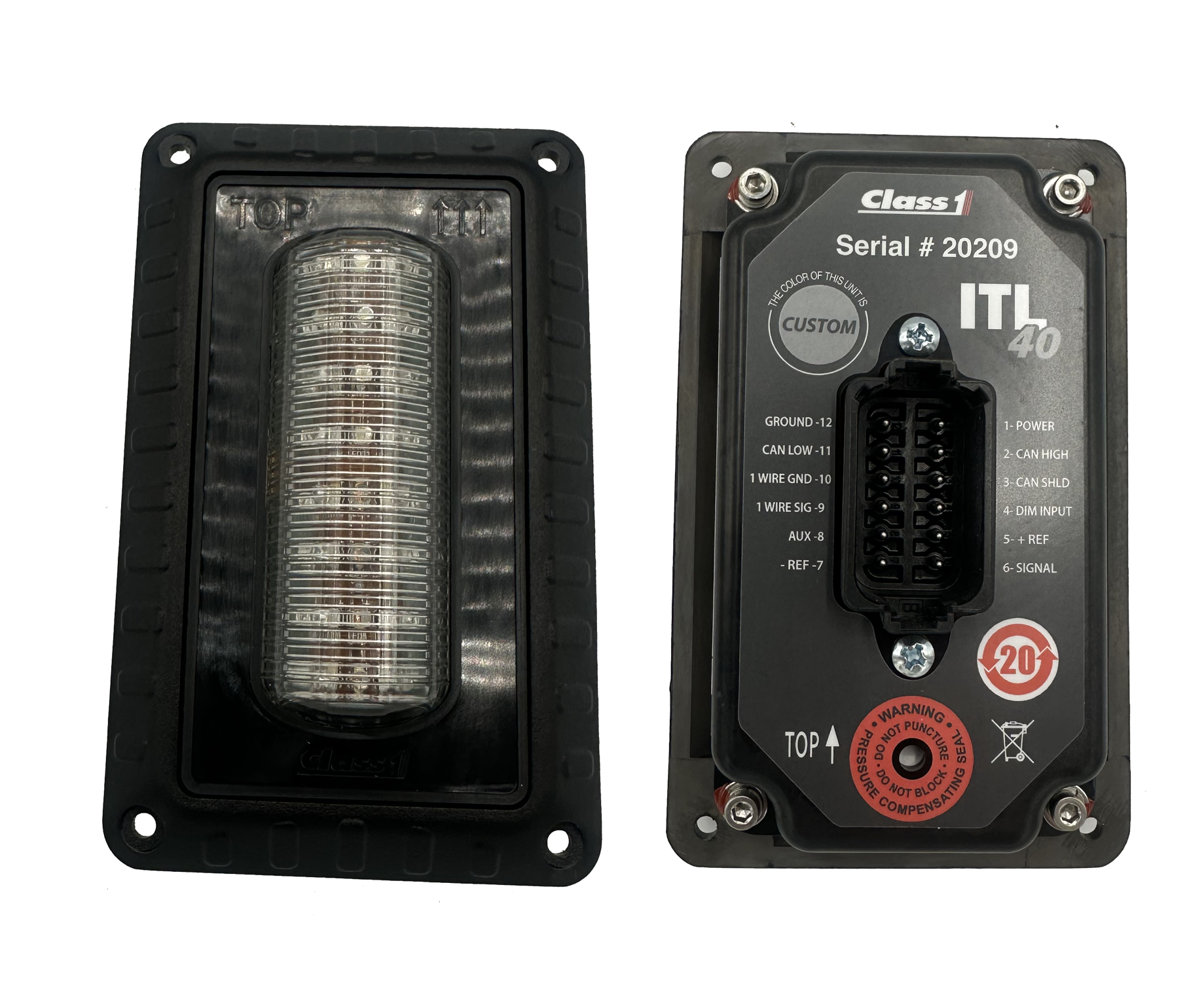 ITL 40 - Class 1 Water Tank Level Gauge, Multi-Colour