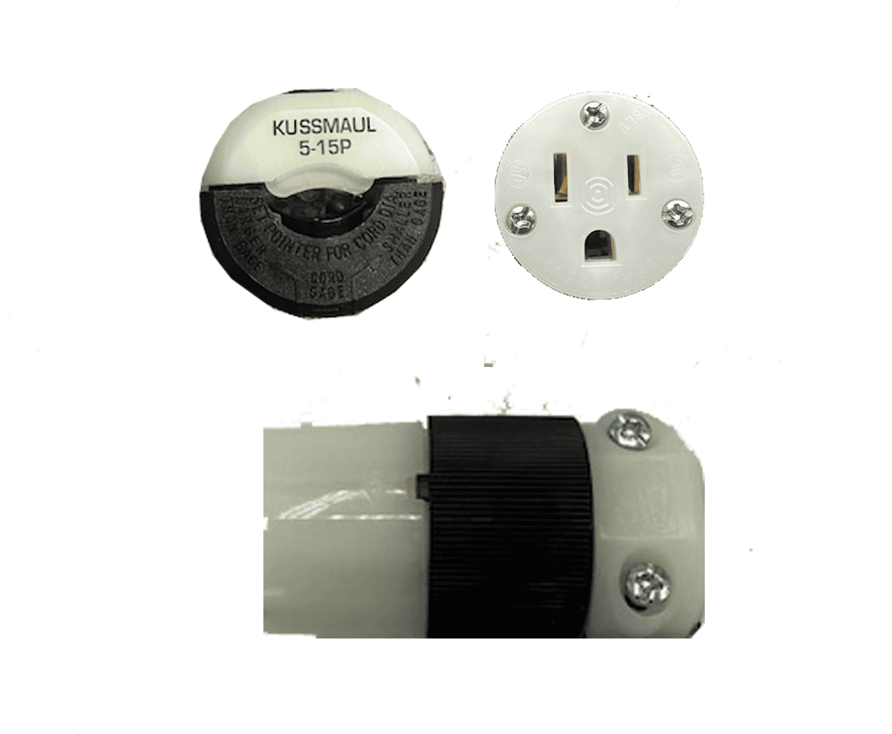 Kussmaul, Female Connector, Plug Attachment, 15 and 20 Amp, 5-15P, 5-20P