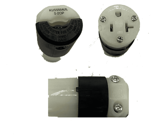 Kussmaul, Female Connector, Plug Attachment, 15 and 20 Amp, 5-15P, 5-20P