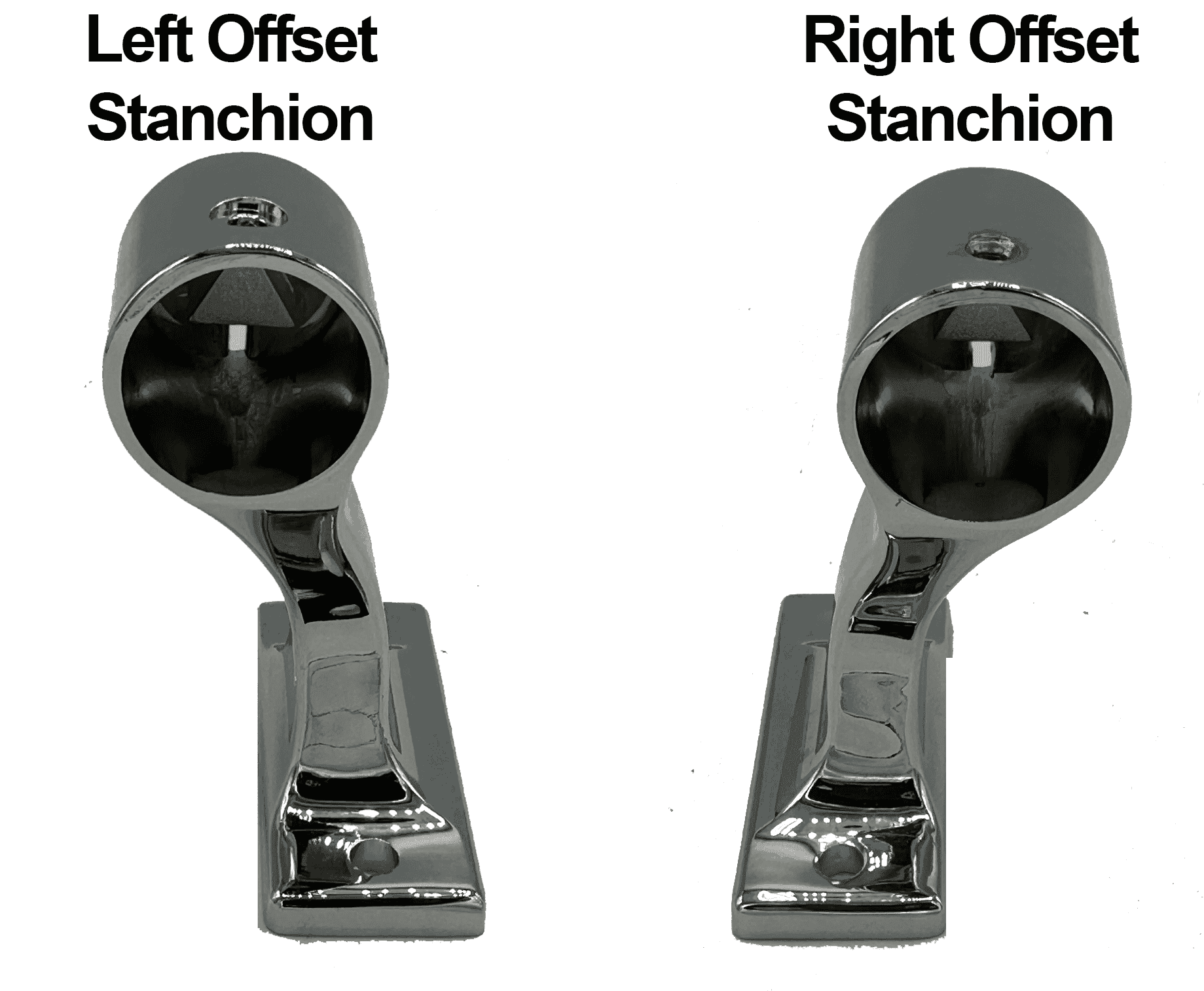 End Stanchion; Offset Right