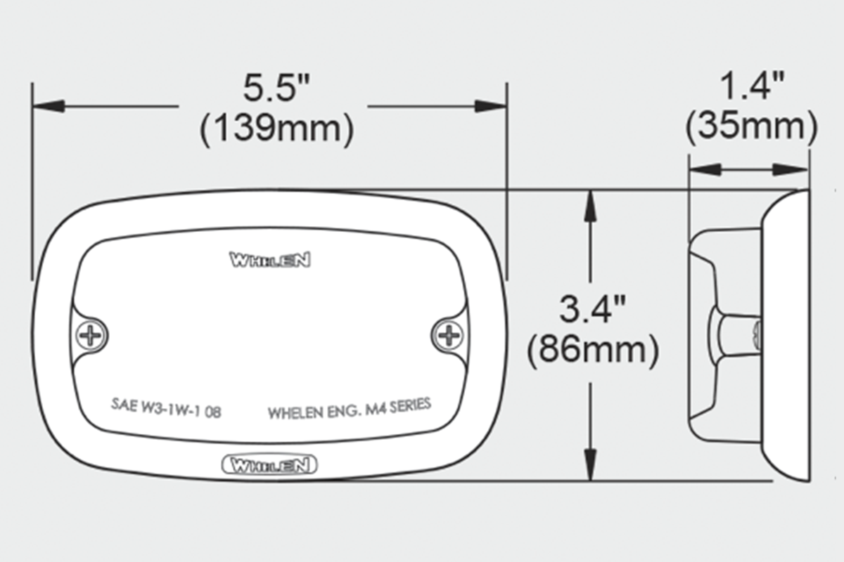 Whelen M4 Warning Light,