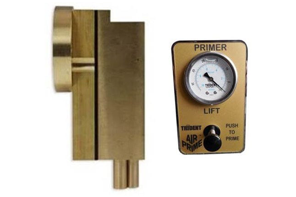 12V Trident Manual Air Primer Assembly with Lift Gauge