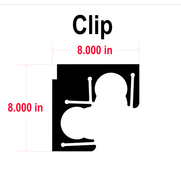 Corner Strut Mount Components, PTS-0072-00 (PTS-172), PTS-0073-00 (PTS-173), PTS-0075-00 (PTS-175), PTS-0076-00 (PTS-176)