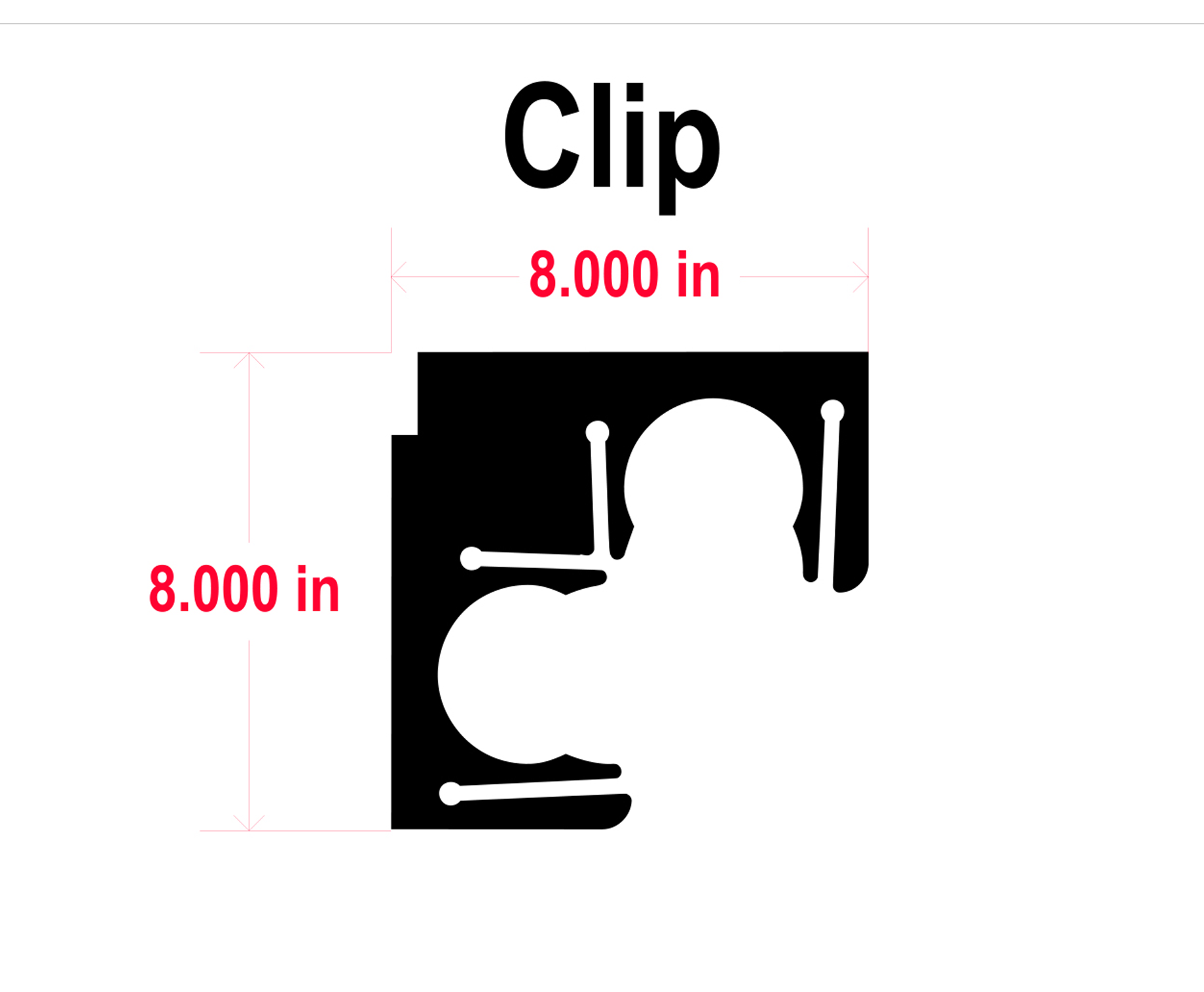 Corner Strut Mount Components, PTS-0072-00 (PTS-172), PTS-0073-00 (PTS-173), PTS-0075-00 (PTS-175), PTS-0076-00 (PTS-176)
