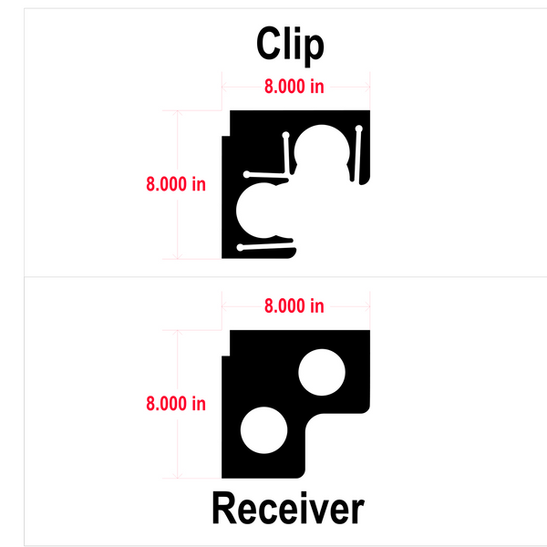 Corner Strut Mount Components, PTS-0072-00 (PTS-172), PTS-0073-00 (PTS-173), PTS-0075-00 (PTS-175), PTS-0076-00 (PTS-176)